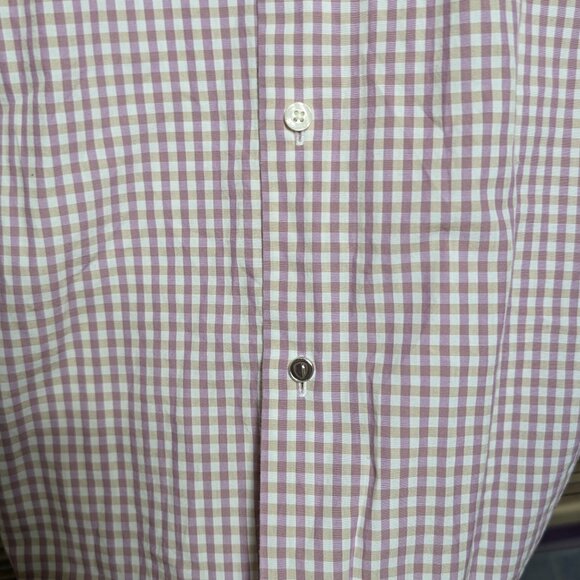 Ben Sherman Men's Checkered Button-Up Shirt Size 15 1/2 32-33 - Picture 6 of 12